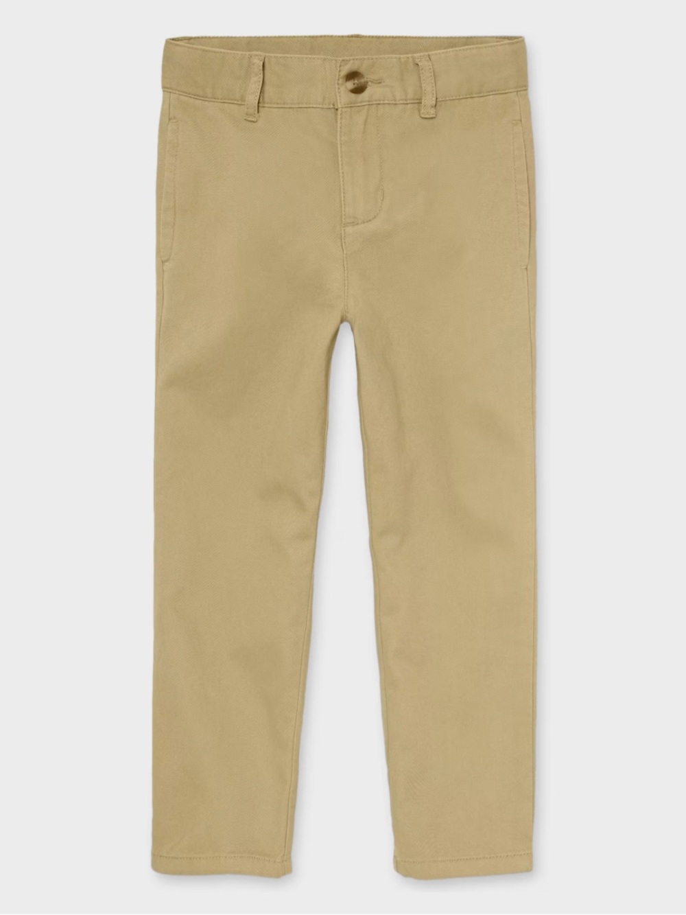 Boys Straight Stretch Uniform Pants in Khaki — The Children’s Place, Size 10